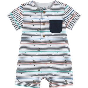 NEW! Andy & Evan Waves and Shark Romper Size 3-6 months